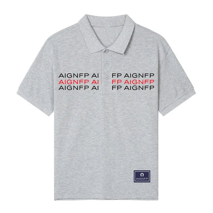 Kids' Summer Clothes Short Sleeve 2025 New Fashion Casual Sports Top Baby Boys' Polo Shirt Cotton Letter Print Child Half Sleeve