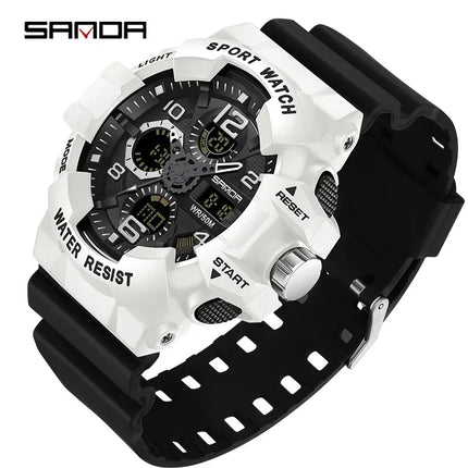 SANDA Top Brand G-Style Military Watch Men Digital Shock Sports Watches For Man Waterproof Electronic Wristwatch Male Relogios