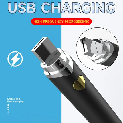 Electric Makeup Brush, USB Rechargeable Cosmetic Brush 10 Gear Vibration Makeup Brush For Liquid Powder Blusher Concealer