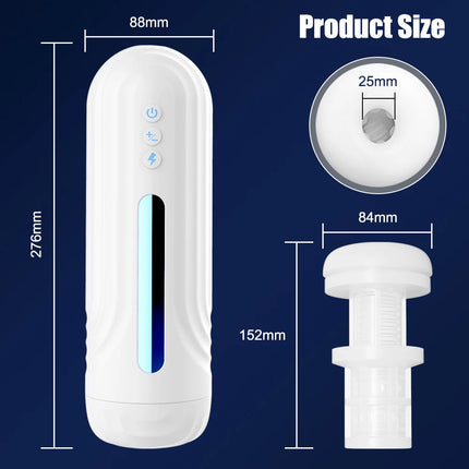 Automatic Male Mastubator Vibration Blowjob Machine for Men Masturbation Cup Sex Toys Adult Goods for Men Masturbate Supplies