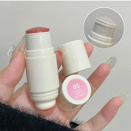 Powder Blusher Stick Korean Girls Whitening Natural Naked Makeup Highlight Powder Blusher Brightening Cream Makeup Blush Stick