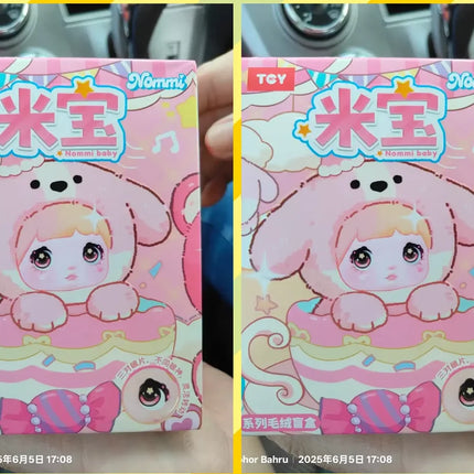 Authentic Nommi V4 Mibao Series Blind Box Collectible Vinyl Toy Surprise Mini Figure Room Decor Birthday Gift Kids Trendy Collec
