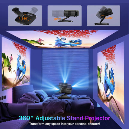 2025 M05 Android 12.0 Projector 4k 64G AutoFocus  Projector Wifi6 BT5.3 LED Projector 8K Decode Home Theater Beamer Proyector