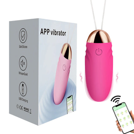 Bullet Vibrator Sex Toys for Woman Wireless Remote Control Vibrating Eggs Dildo Clitoris Stimulator G- Spot Vibrators for Women