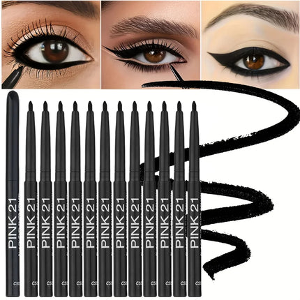 3/5pcs Makeup Long-lasting Eyeliner Pencil Waterproof High Pigment Eyeshadow Bold Eye Liner Pen Women Fashion Color Makeup Tools