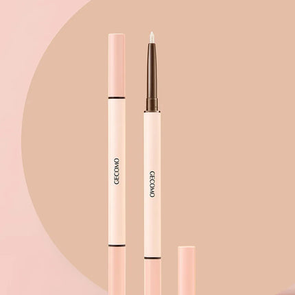 GECOMO Double-ended Lying Silkworm Pencil with 0.01mm Eyeliner Shimmer Eyeshadow Makeup