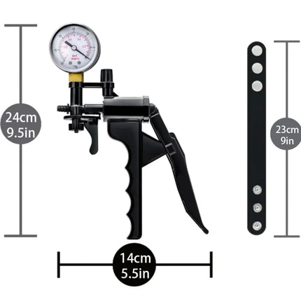 Male Handle Penis Extender Vacuum Pump Accessories Compatible Pointer Vacuum Handle Spring Valve Snap Connection Enhancement Kit
