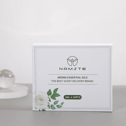 NAMSTE Essential Oil Samples Sets of Various Types Fragrance Series Suitable for Aroma Diffuser Air Freshener Aroma Oil Gift Box