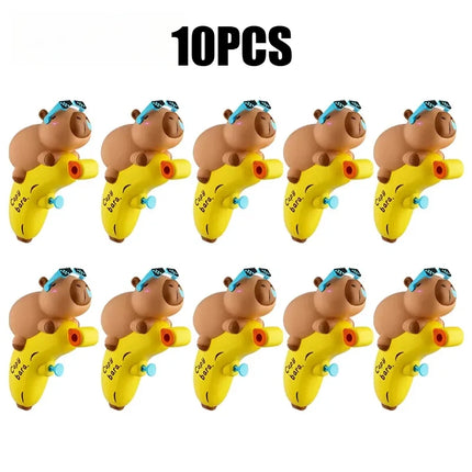1-20PCS Cartoon Capybara Squirt Water Toy Outdoor Beach Water Play for Summer, Kids' Bath Toy Water Play Gift