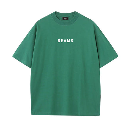 Summer cotton Japanese-style casual high-quality clothing with round neck  letter print T-shirt suitable for both men and women