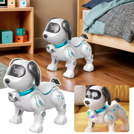 Plastic Electronic Robot Dog Toy with Light Interactive Touch Pets Toys Robotic Dogs Programmable Smart Electronic Stunt Pet