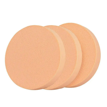 Large Round Makeup Sponge, Non-Latex Cosmetic Blender for Dry & Wet Use, Professional Foundation & Powder Puff, Makeup Tool