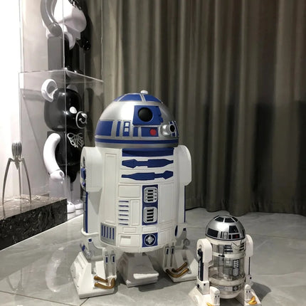 Star Wars R2-d2 960ml Moka Hand Coffee Maker Cartoon Robot Office Home Manual Thermal Stainless Steel Pressing Mini Coffee Pot