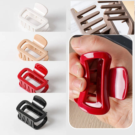 Silicone Hair Claw Clip / Pince Silicone Carrée
