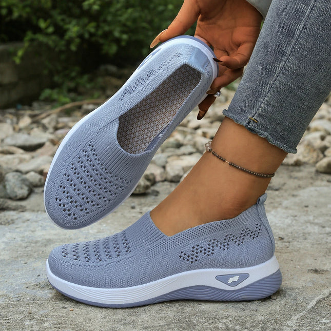 Fashionable casual single shoes, breathable and comfortable women's shoes, sports vulcanized shoes, anti-slip flat shoes