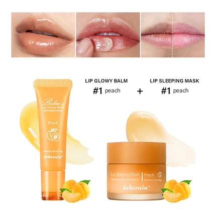 Lip Balm & Lip Mask Set Moisturizing Night Lips Care Multiple Colors Makeup Maintenance Lip Anti-Cracking Lip Oil Care Cosmetic