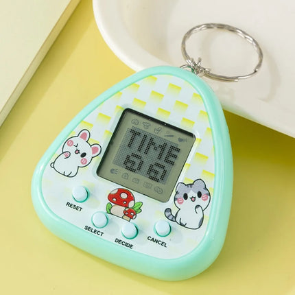 1PC Electronic Virtual Pet Toy, Original Digital Animal Game Machine with Pixel Screen, Nostalgic Tamagotchi Style Toys for Kids