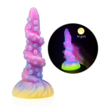 Anal Dildo Luminous Sex Toys for Women Dick Animal/Monsters Horse Dildos Silicone Soft Anal Plug Adult Sextoys Dragon Penis 18+