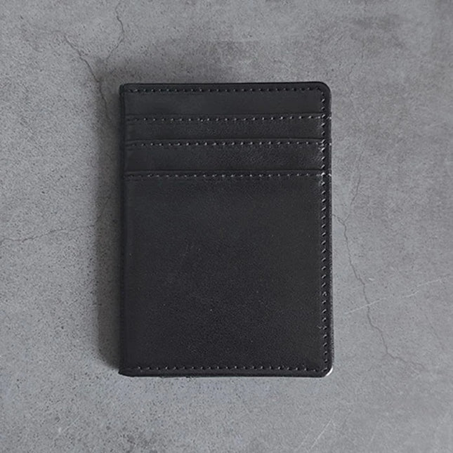 Orphic+ Playing Card Size in Leather Magic Tricks Card to Wallet Peek Switch Effects Close-up Illusions Gimmicks Mentalism Props