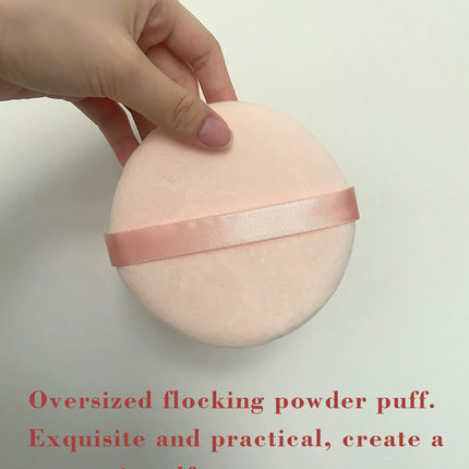 4pcs Add a large makeup sponge powder puff for soft face