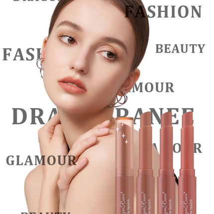 Nude Matte Lipstick Waterproof Lip Sticks Not Fading Sexy Red Velvet Lipsticks for Women Make Up Long Lasting Lip Cosmetics