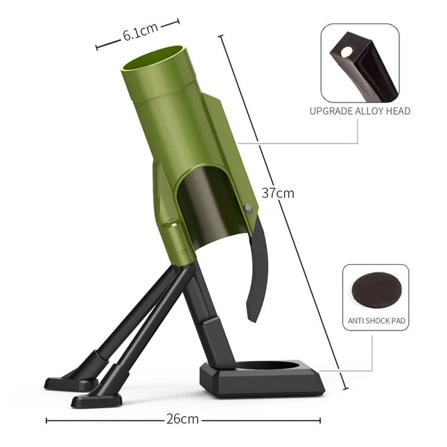 Novelty Mortar Bottle Opener Cap Launcher Shooter Magnetic Automatic Beer Opener Funny Bar Party Gadget Gift For Men