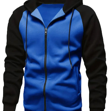 Autumn Winter New Zipper Fleece Hooded Coat Casual Men Women Plus Size Loose Pullover Fashion Raglan Sleeves Sweatshirt Top
