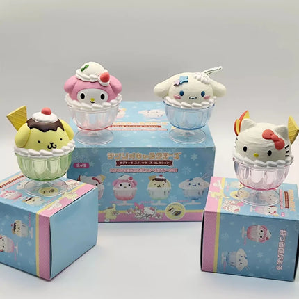 Sanrio Characters Capchara Sweets Case Collection Capsule Toy Blind Box Hello Kitty Cinnamoroll My Melody Mini Figure Desk Decor