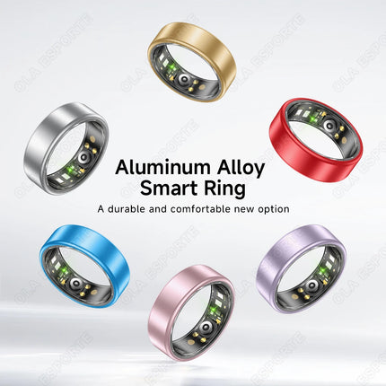 2026 New Smart Ring with Charging Case Fitness Sports Health Monitoring Sleep Long Battery Life Fashion Smart Ring For Men Women