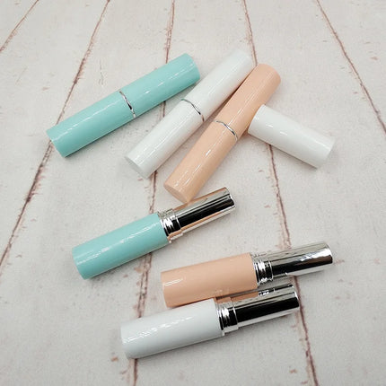 500PCS Empty lipstick tube, leak-proof twist-up lipstick container, DIY lip balm lipstick lip care,cosmetic filler (four colors)