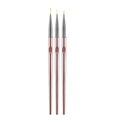 New 3/15PCS Nail Art Brushes for Manicure Builder Gel Nail Gradient Brush Thin Nail Brush Gel UV Polish Manicure Tools XJS09