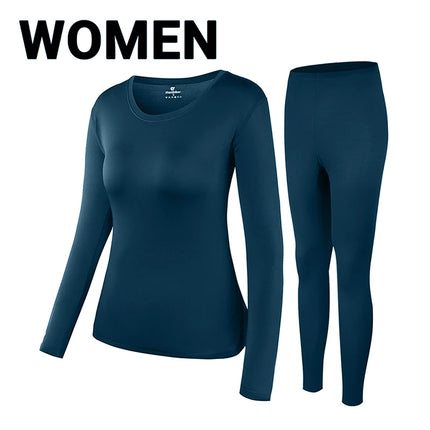 HEROBIKER Men's Fleece Lined Thermal Underwear Set Motorcycle Skiing Base Layer Winter Warm Long Johns Shirts & Tops Bottom Suit