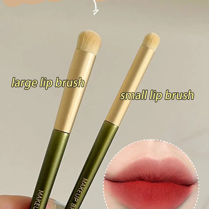 GECOMO Round Head Lip Brush Lipstick Coloring Smudge Brush Concealer Brush Lip Makeup Brush Multi-function Beauty Tool