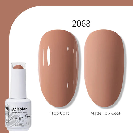 Arte Clavo TPO FREE HEMA FREE Gel Nail Polish UV Multi Use Semi Permanent Soak Off Autumn Winter Nail Art Hybrid Varnish 15ml