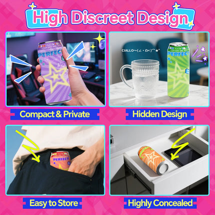YUU Sex Toys Male Hidden Canned Masturbation Cup VER.2 Soft STPE Artificial Pocket Pussy Masturbators for Men Onahole 7 Colors