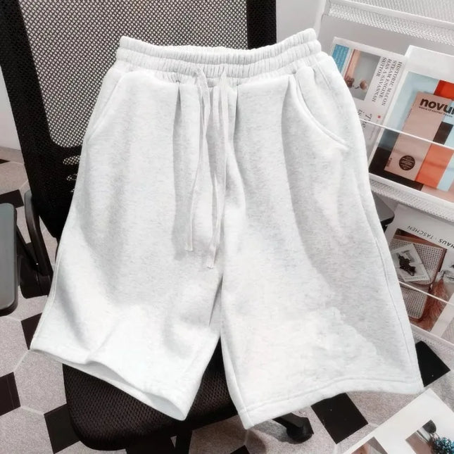 Casual and sporty men's summer five quarter pants, loose beachwear, casual and comfortable shorts sweatpants pants
