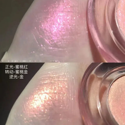 Single Highlighter Palette Chameleon Highlighter Contour Glitter Polarising Natural Long-Lasting Rare Beauty Makeup Cosmetics