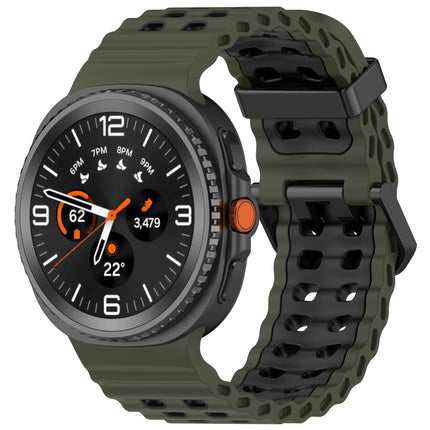 Ocean Silicone Strap for Samsung Galaxy Watch 8 44mm 40mm/8 Classic 46mm Sports Wristband for Galaxy Watch 8 Breathable Bracelet