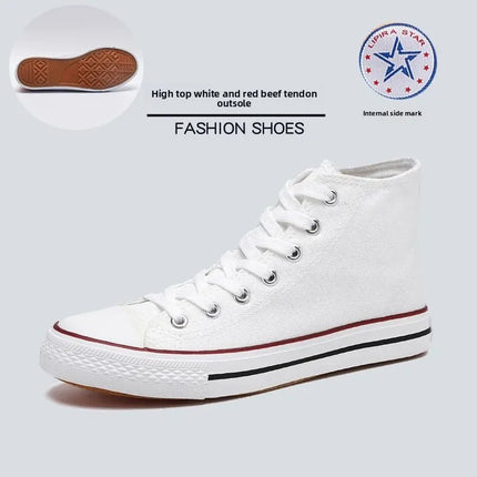 Unisex Casual Canvas Flat Shoes Spring Summer Breathable Rubber Sole Comfortable Slip-On Adults Flat Heel Fashionable Trendy