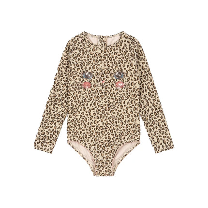 Children's Set 2026 New Spring Summer KS Girls' Split Swimsuit Baby Girl Printed Fashionable One-piece Swimsuit