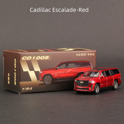 Massdi 1:64 Cadillac Escalade Car Model CT5 CT6 Alloy Miniature Diecast Vehicles Toy Collection