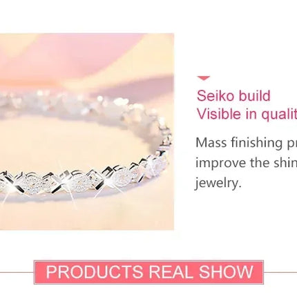 925 Sterling Silver Bracelet Fashion Multiple Styles Bracelet Chain For Women Fashion Luxury Charm Bracelet Wedding Jewelry Gift