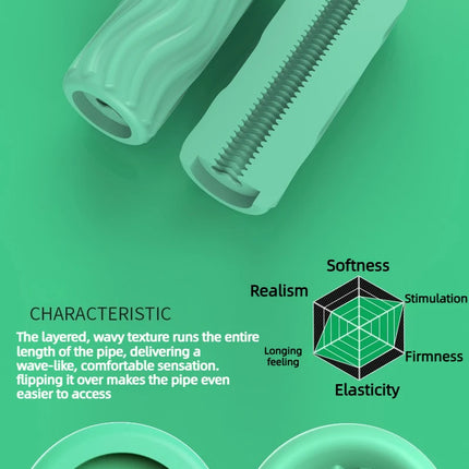 Soft Vaginal Masturbator Cup for Male Foaming Realistic Penis Sucking Masturbator Pocket Pussy Blowbot Toys Sexy Toys for Men