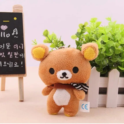 Anime Rilakkuma Cartoon Plush Doll Soft bear Toys Kawaii Room Decor Teddy Bear Plushies Cute Couple Bear Xmas Gifts For Girls
