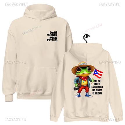 Rapper Bad Bunny Album Printed Streetwear Men Women Vintage Hip Hop Hoodie Unisex  Autumn and Winter Long Sleeve Pullovers