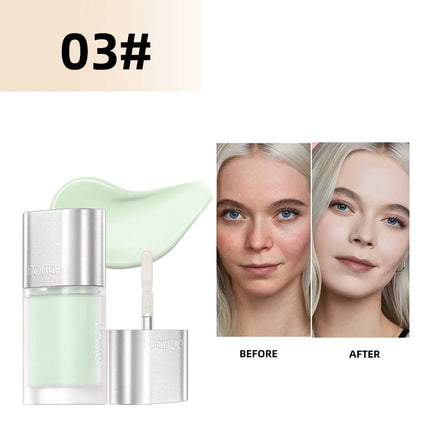 QIBEST Makeup Concealer Hydrating Lightweight Waterproof Permanent Dark Circles and Acne Mark Covering and BrighTening Concealer