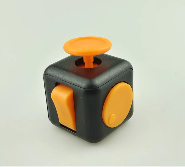 Solid Color Fidget Decompression Dice for Releasing Stress, Relieving Autism and Anxiety in Adults and Kids, Stress Relief Anti-Stress Fingertip