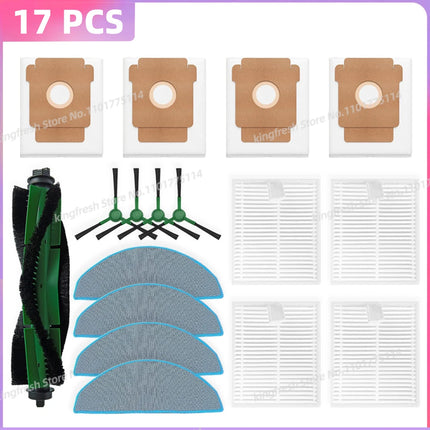 Fit For iRobot Roomba Combo Essential/ 2 Essential, Vac 2 Essential, 104 / 105 Combo Parts Main Brush Dust Bag Filter Mop Cloth