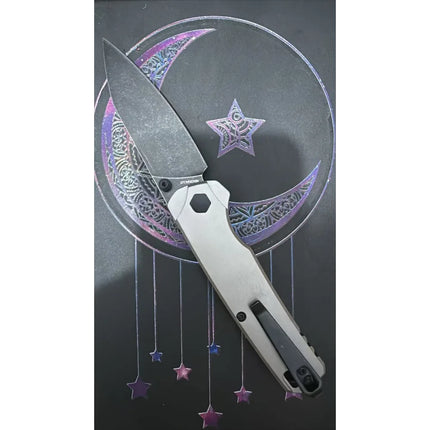 KS 6105 BLK Bel Air DuraLock KVT Folding Knife CPM MagnaCut PVD Blade Anodized Aluminum Handles Outdoor Camping Survival Knife