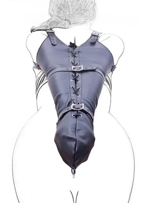 Sm Bundled Sexy Uniform Backhand Back Bondage Restraint Bdsm Adult Sex Games Arm Binder Hand Cuffs Harness Sleeves Armbinder